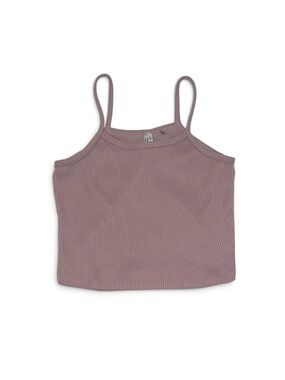 Tag Bliss Pink Cropped Cami Top Women’s Size Medium Crop Top Ribbed Soft Casual